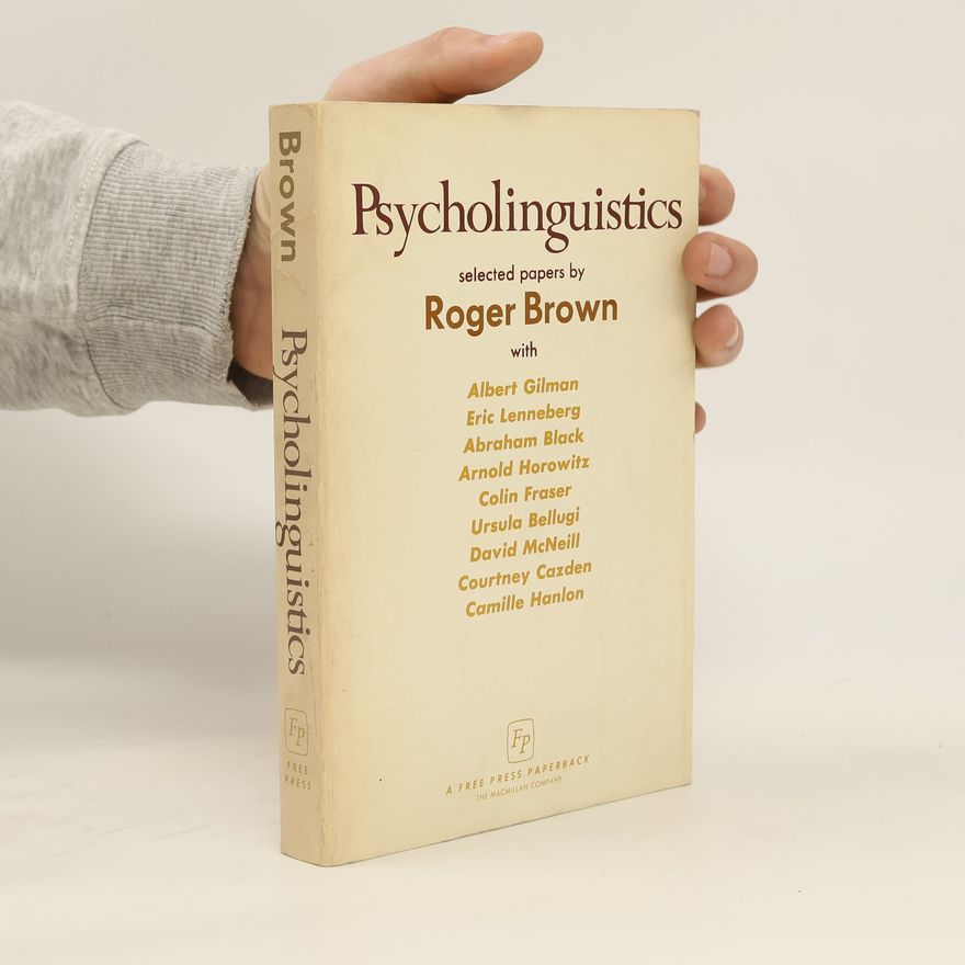 Roger Brown Psycholinguistics