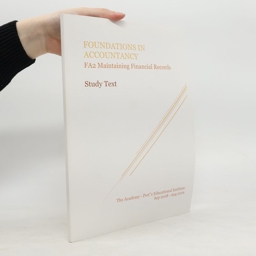 Kolektiv autorů Foundations in Accountancy. FA2 Maintaining Financial Records. Study Text