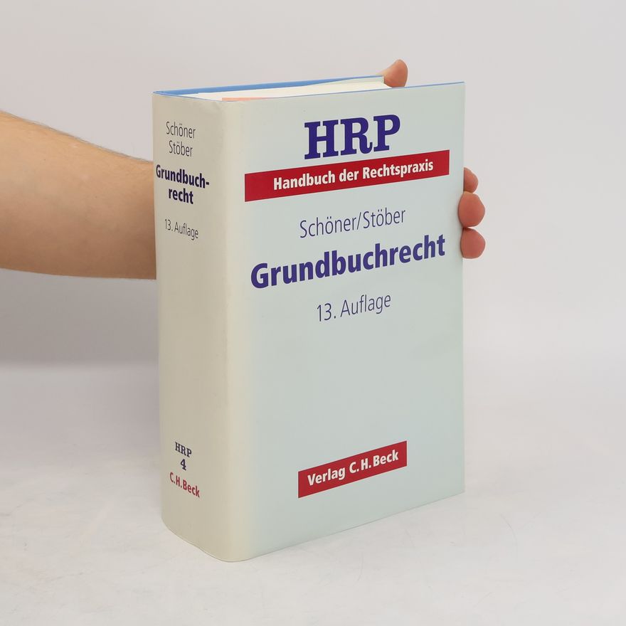 Hartmut Schöner Grundbuchrecht