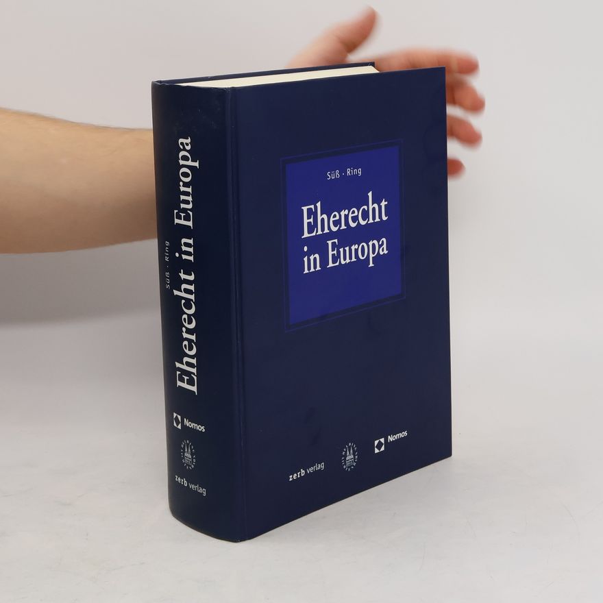 Rembert Süß Eherecht in Europa