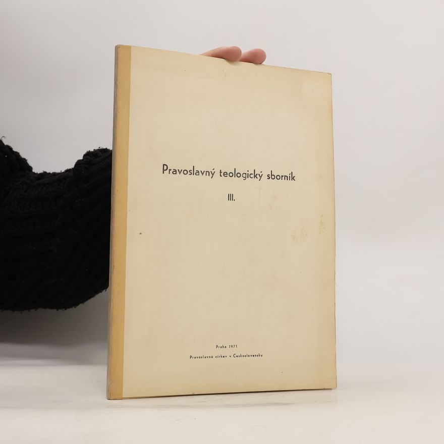 AA.VV. Pravoslavný teologický sborník III.