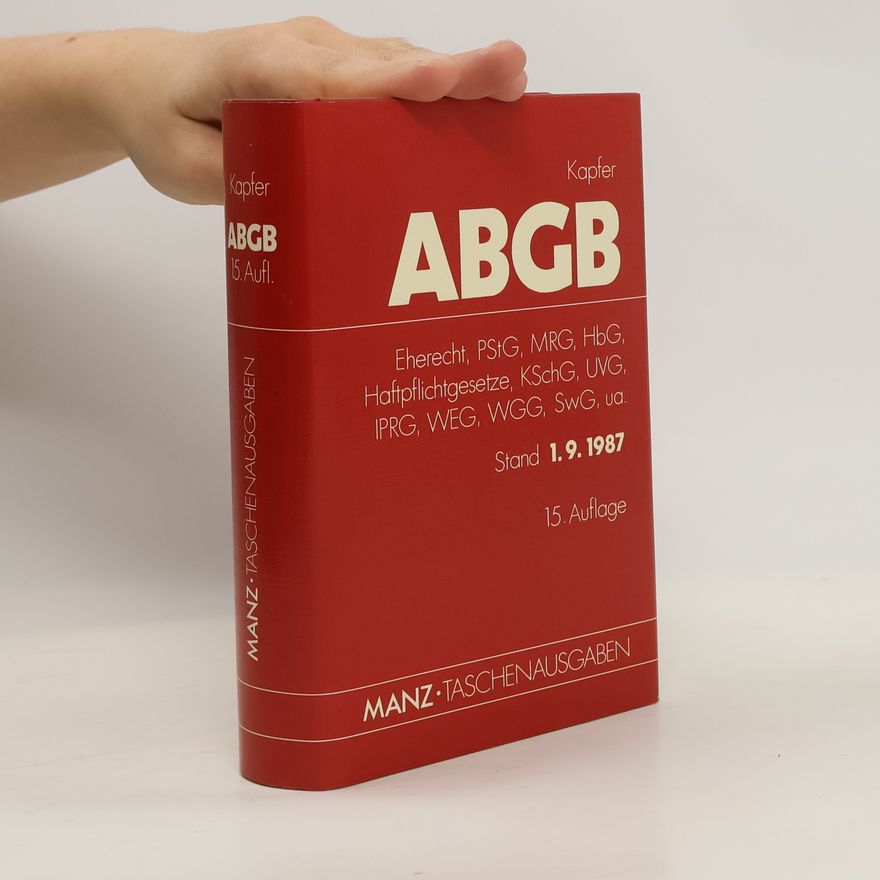 Autorenkollektiv Das Allgemeine bürgerliche Gesetzbuch