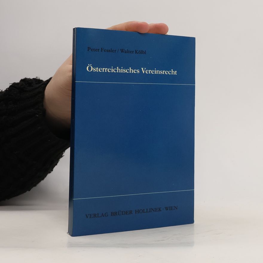 Peter Fessler Österreichisches Vereinsrecht