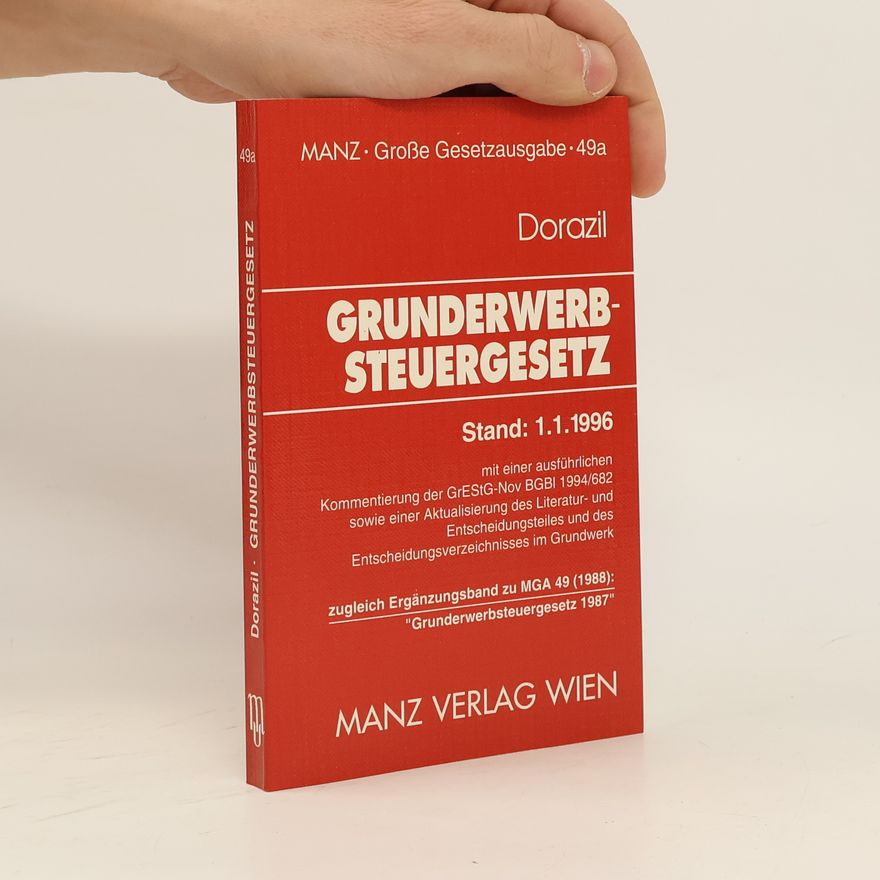 Wilfried Dorazil Grunderwerbsteuergesetz