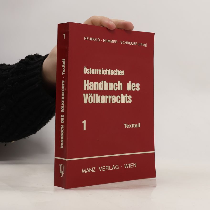 Hanspeter Neuhold Österreichisches Handbuch des Völkerrechts