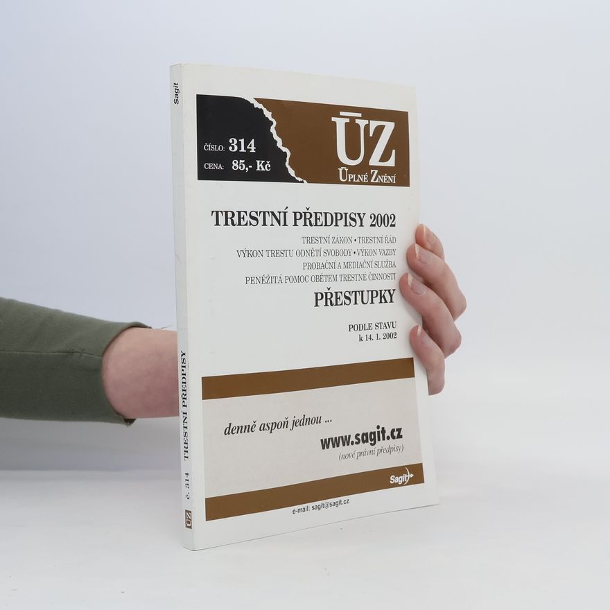 Kolektív autorov Trestní předpisy 2002
