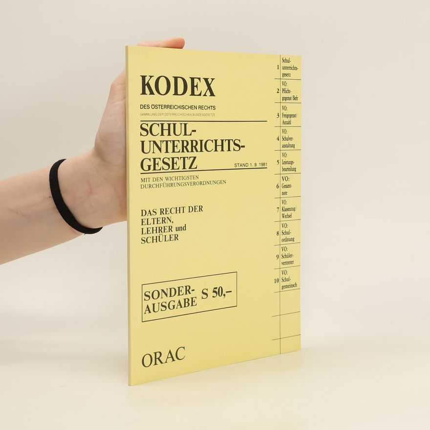 Autorenkollektiv Schulunterrichtsgesetz