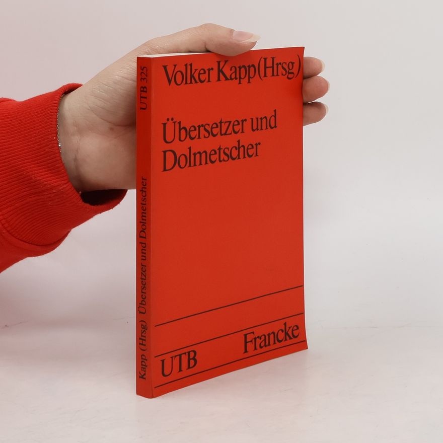Volker Kapp Übersetzer und Dolmetscher