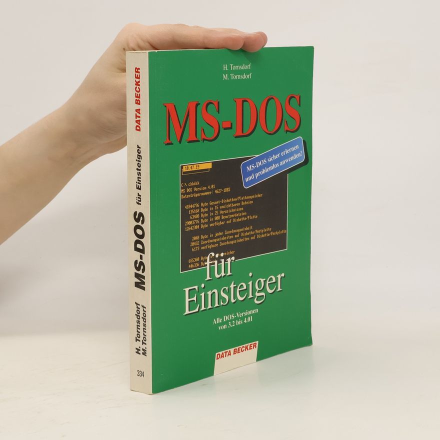 Helmut Tornsdorf MS-DOS für Einsteiger