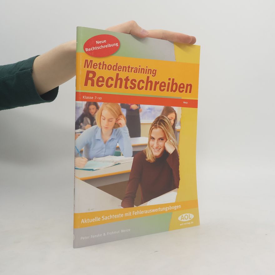 Peter Fenske Methodentraining Rechtschreiben Sekundarstufe
