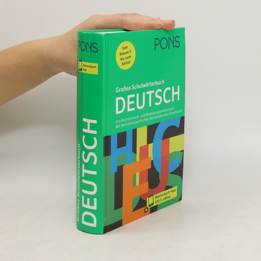 Various authors PONS Großes Schulwörterbuch Deutsch