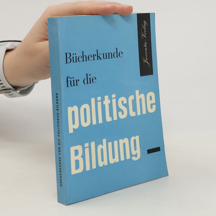 Autorenkollektiv Bücherkunde für die politische Bildung