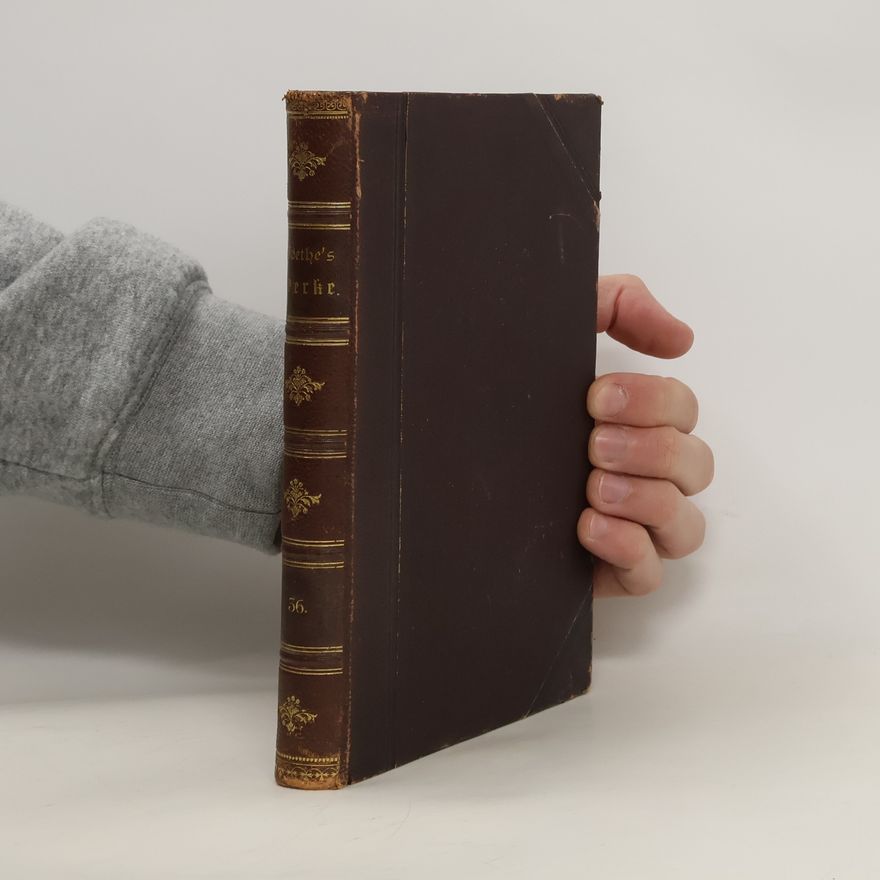 Johann Wolfgang von Goethe Goethes Werke Band 36.