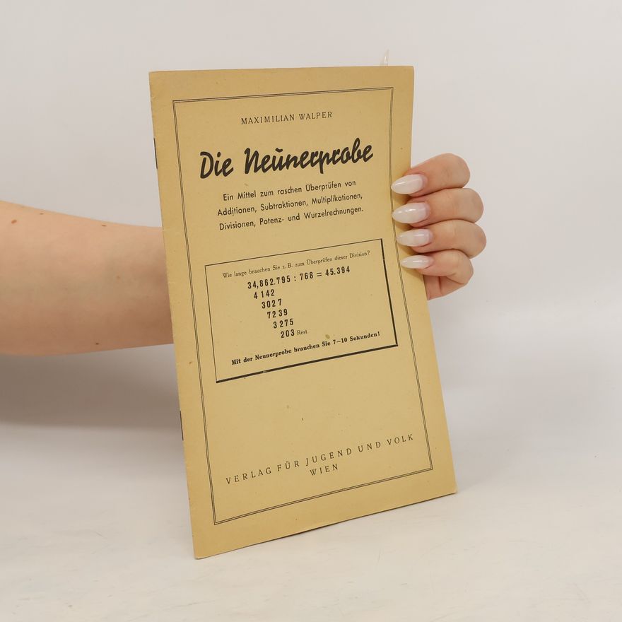 Maximilian Walper Die Neunerprobe