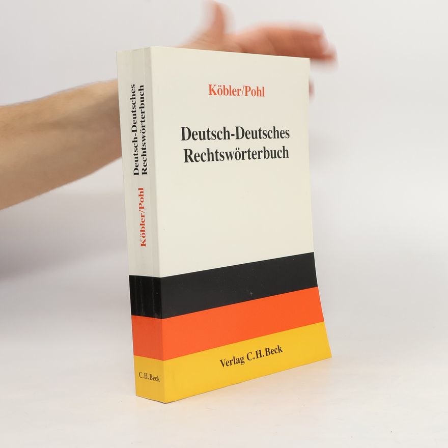 Gerhard Köbler Deutsch-deutsches Rechtswörterbuch