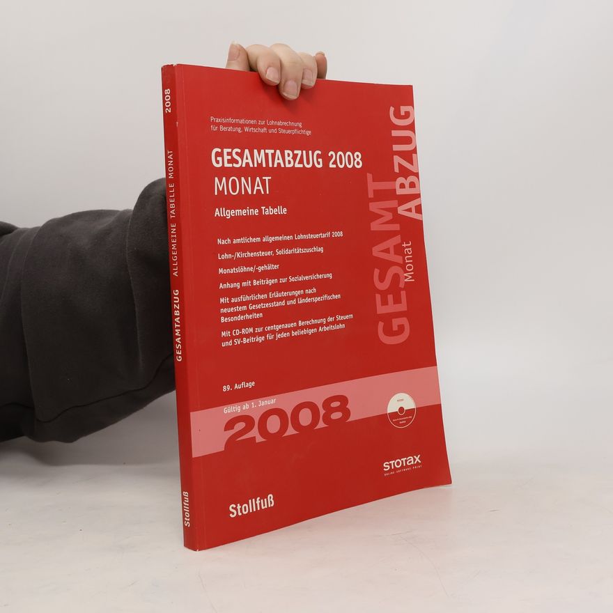 Various authors Gesamtabzug 2008 Monat Allgemeine Tabelle
