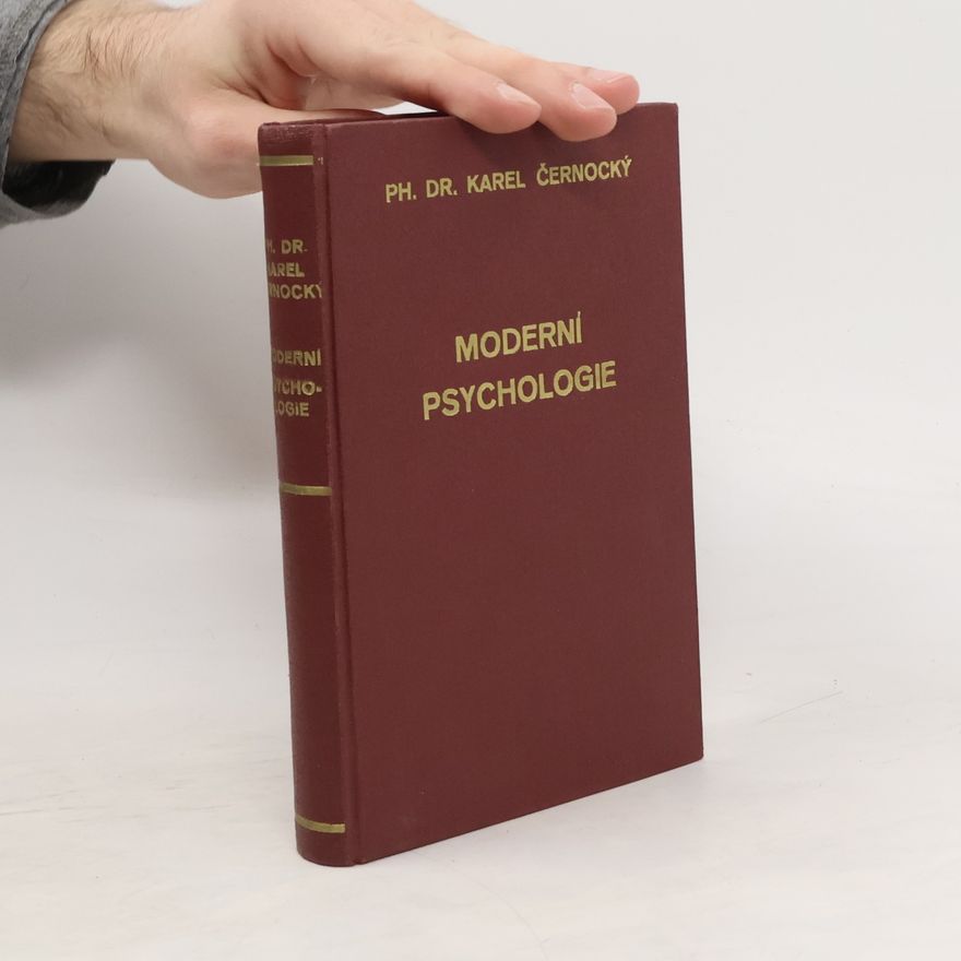 Karel Černocký Moderní psychologie