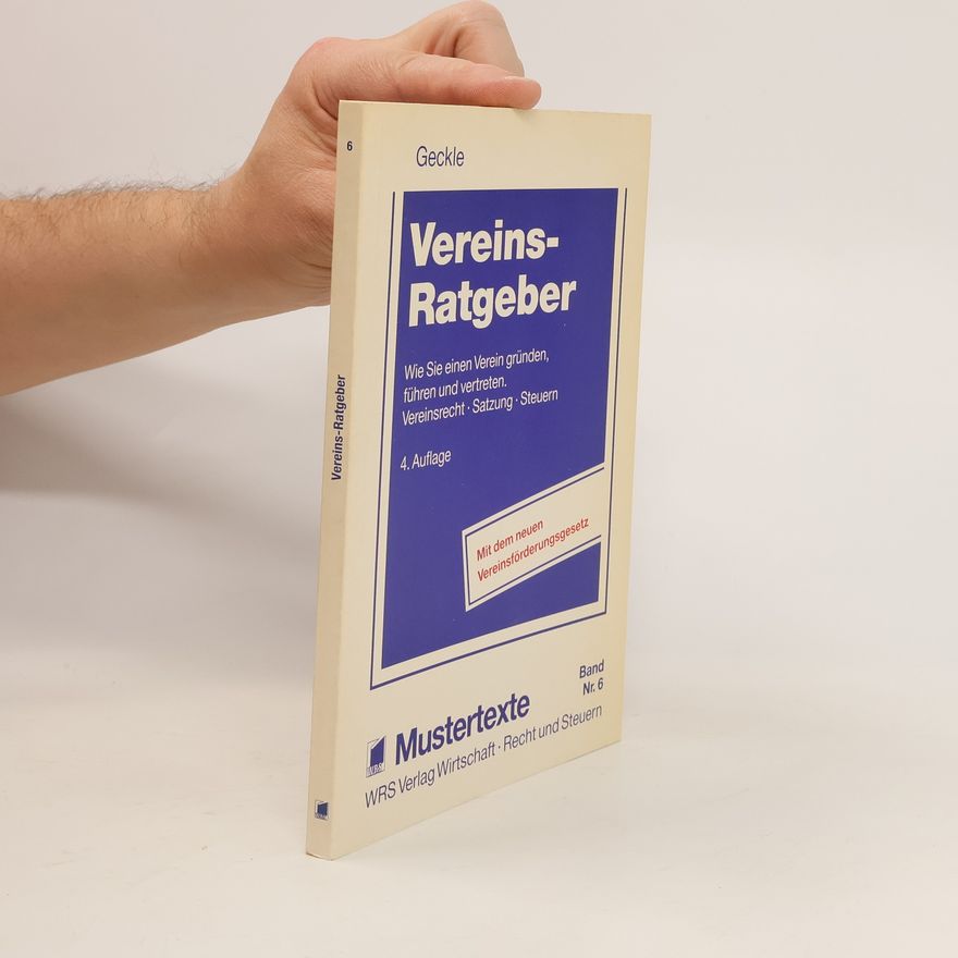 Gerhard Geckle Vereins-Ratgeber