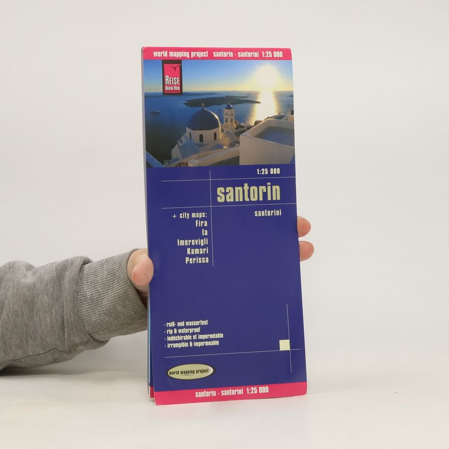 Reise Know-How Verlag Santorin plan miasta 1:25 000