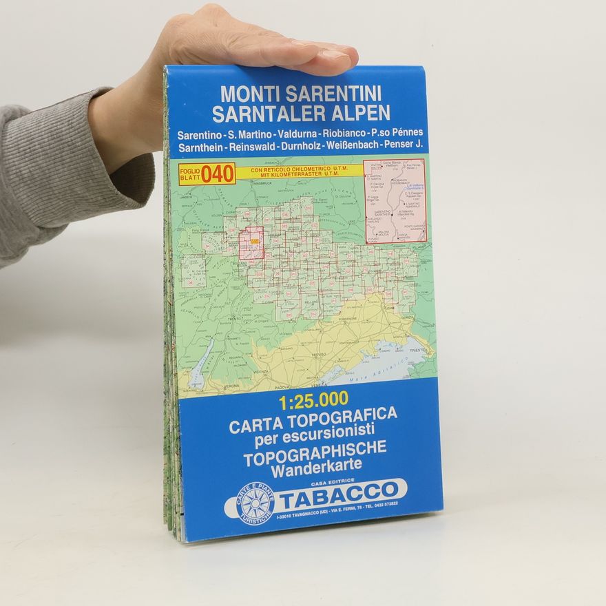 Autorenkollektiv Tabacco topographische Wanderkarte Sarntaler Alpen. Monti Sarentini