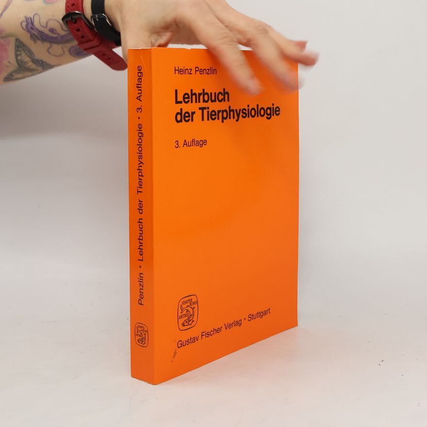 Heinz Penzlin Lehrbuch der Tierphysiologie