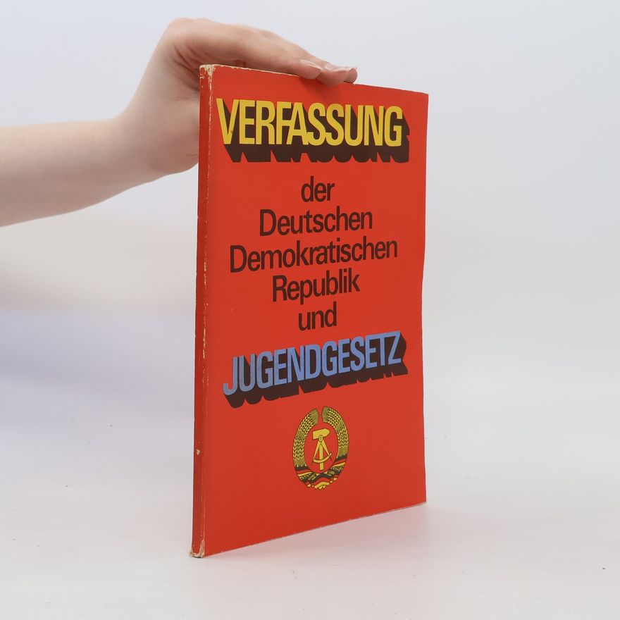 Kolektív autorov Verfassung der Deutschen Demokratischen Republik und Jugendgesetz