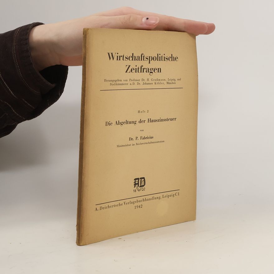 P. Fabricius Wirtschaftspolitische Zeitfragen