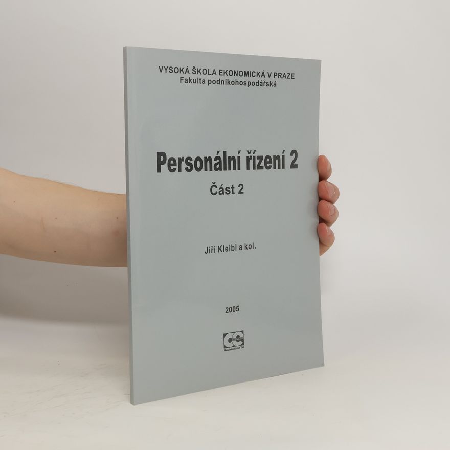 Jiří Kleibl Personální řízení 2. Část 2