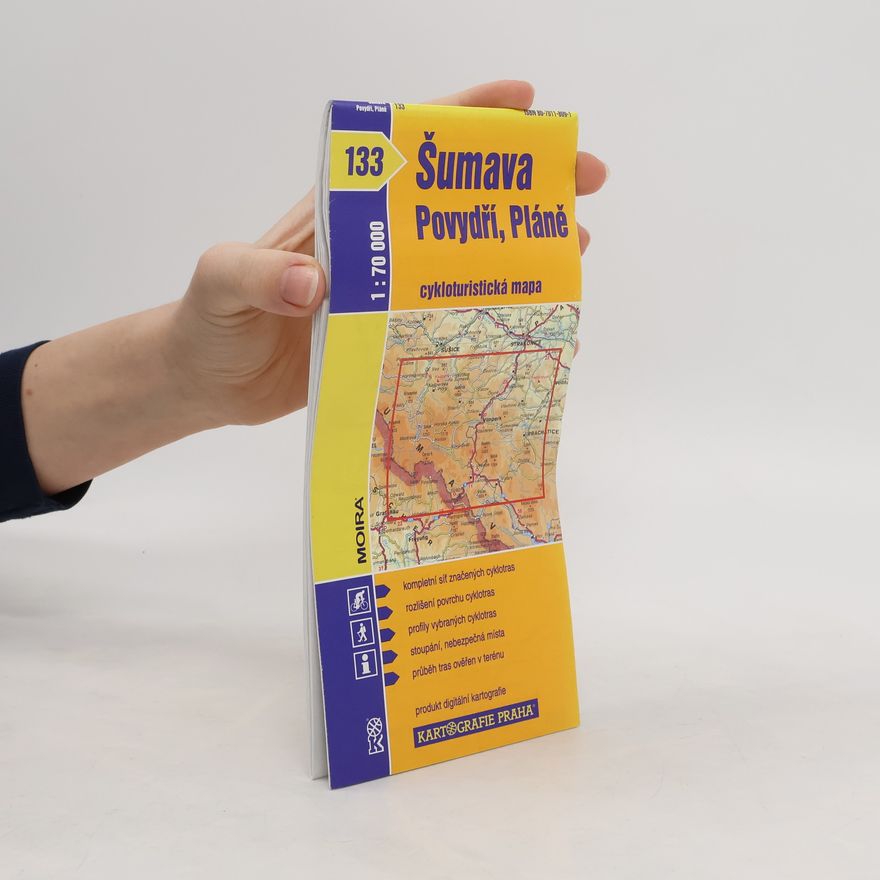 Kartografie Praha Šumava, Povydří, Pláně 1:70 000