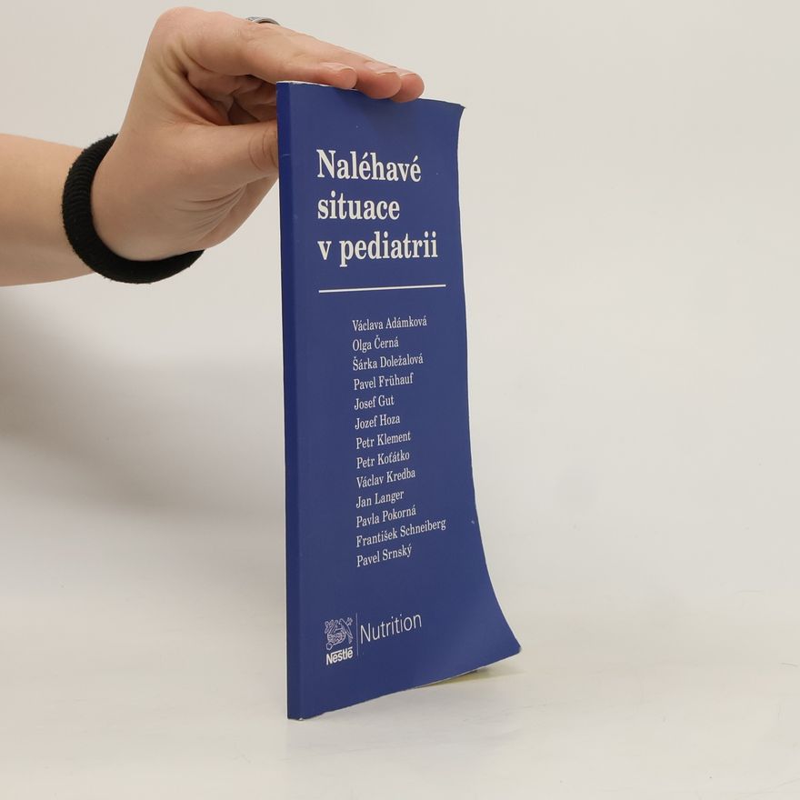Václava Adámková Naléhavé situace v pediatrii