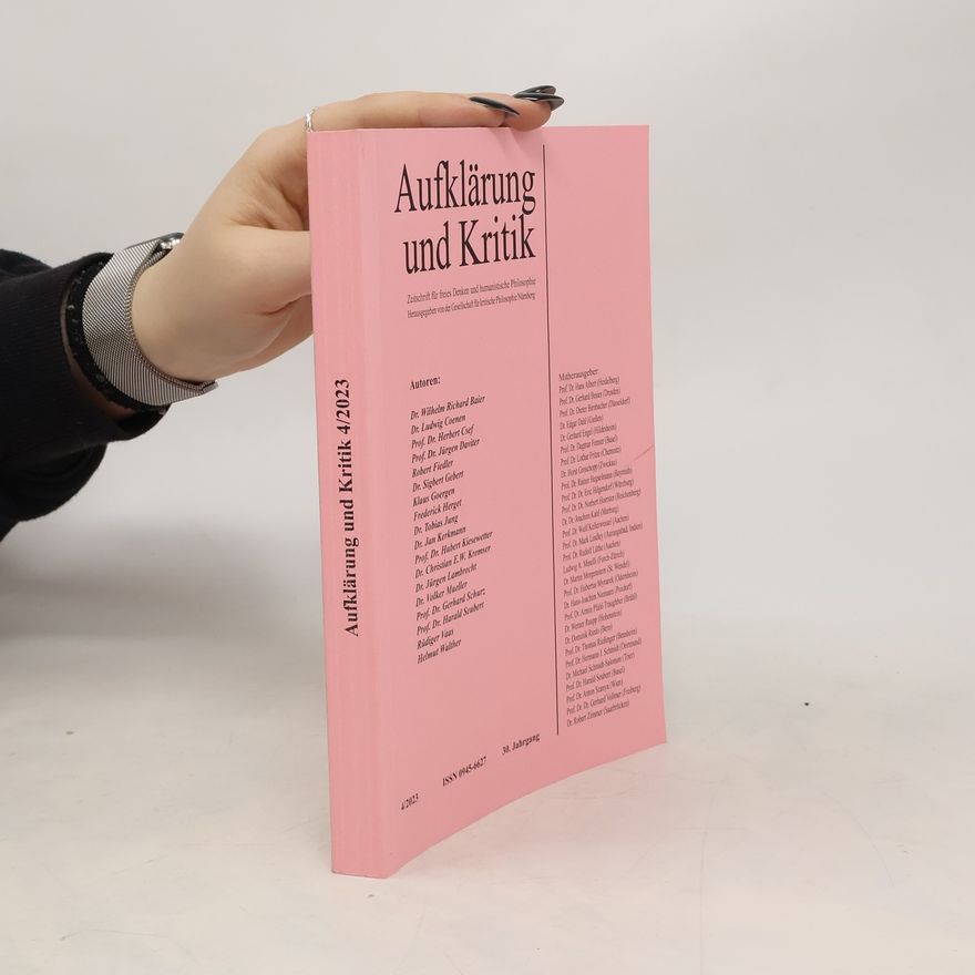 Various authors Aufklärung und Kritik 4/2023