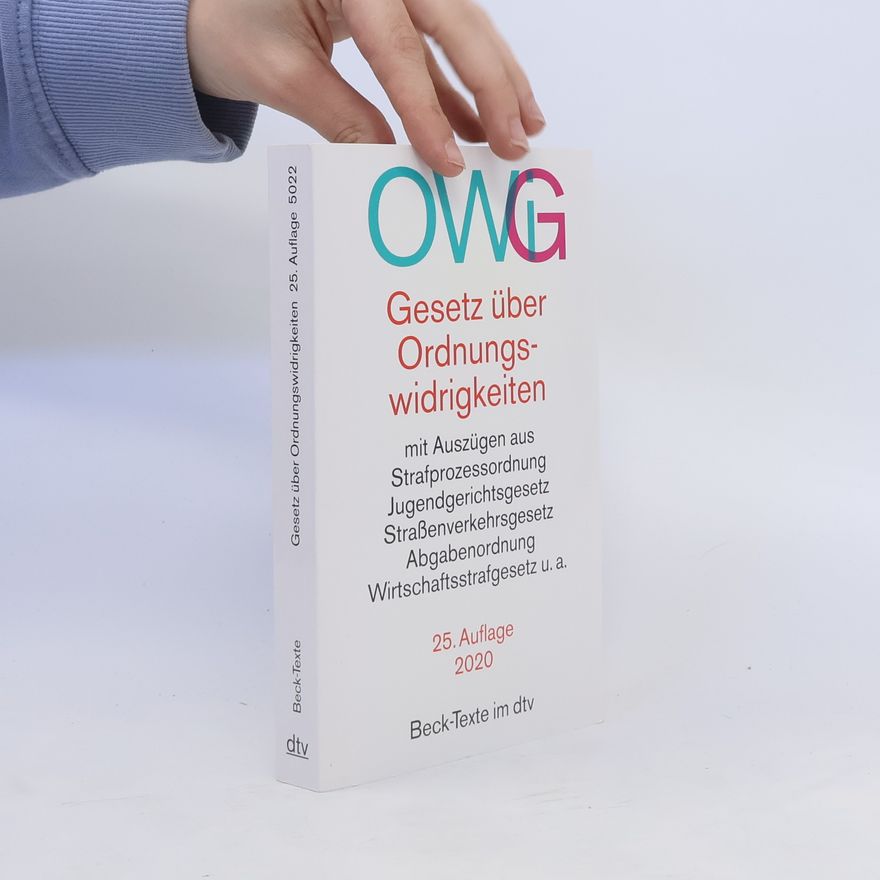 Carsten Krumm Gesetz über Ordnungswidrigkeiten