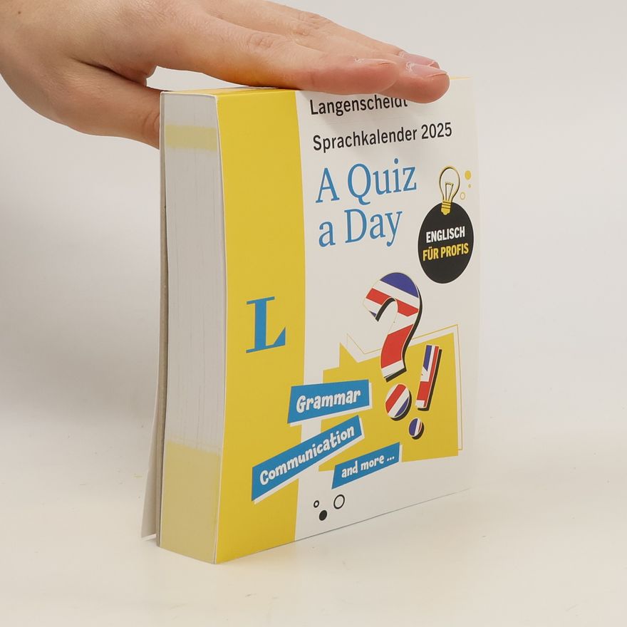 Autorenkollektiv Langenscheidt Sprachkalender Englisch A Quiz a Day 2025