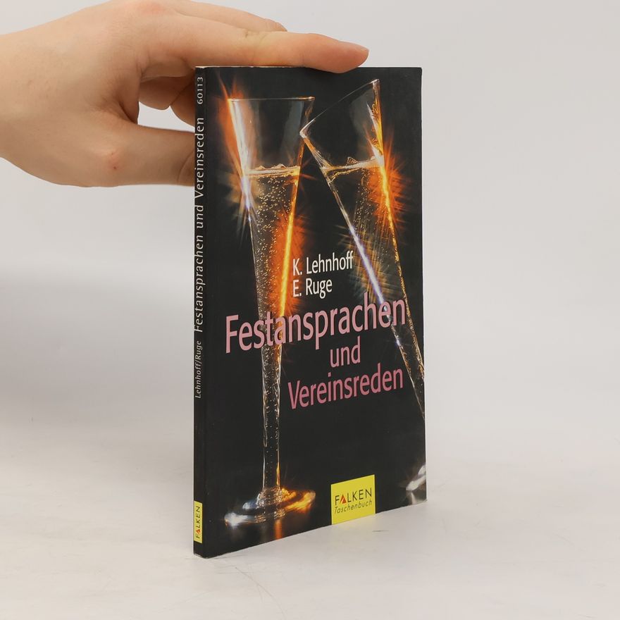 Karl Lehnhoff Festansprachen und Vereinsreden