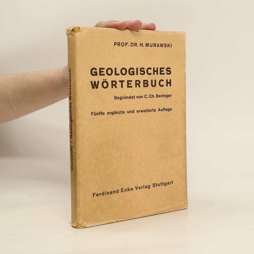 Hans Murawski Geologisches Wörterbuch