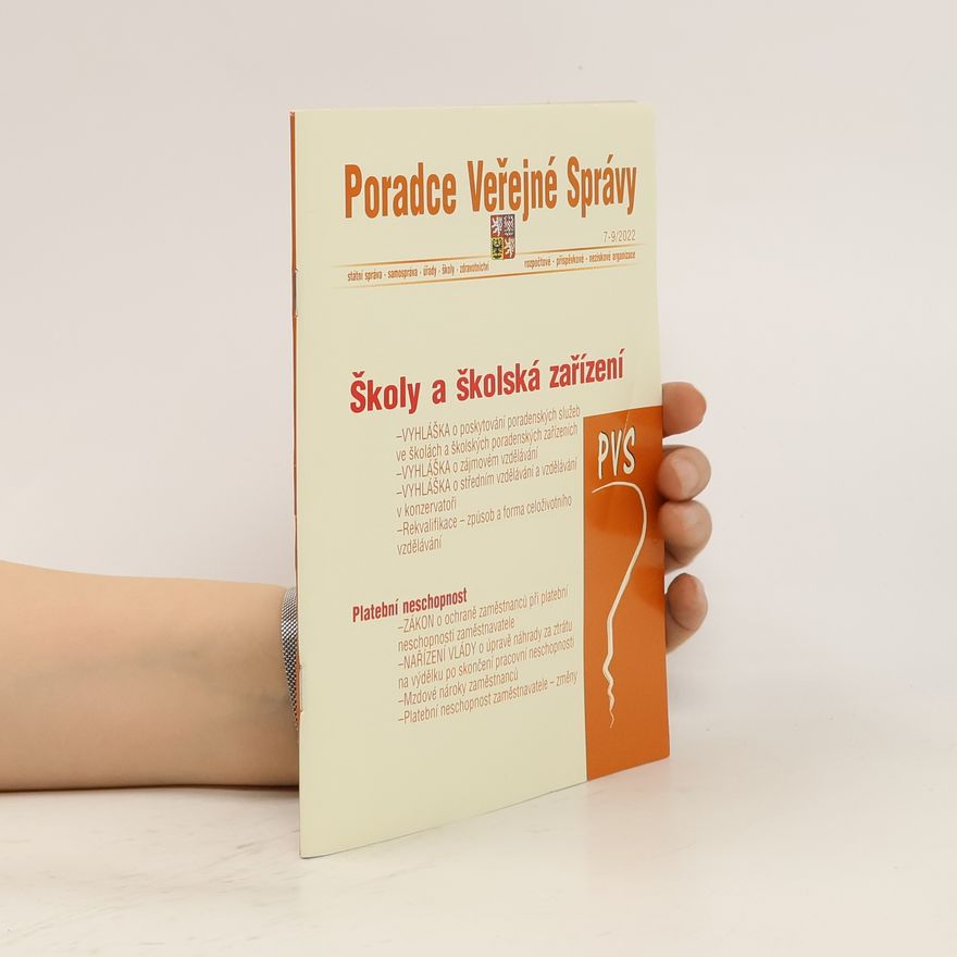 Kolektív autorov Poradce veřejné správy. školy a školská zažízení