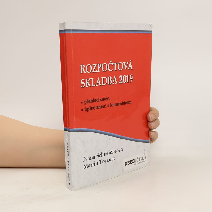 Martin Tocauer Rozpočtová skladba v roce 2019