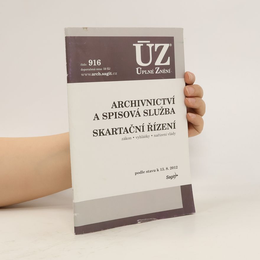 Kolektív autorov Archivnictví a spisová služba