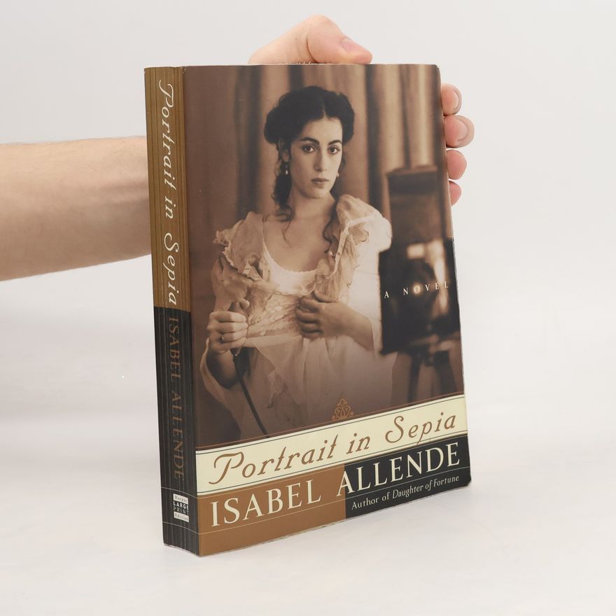 Isabel Allende Portrait in Sepia
