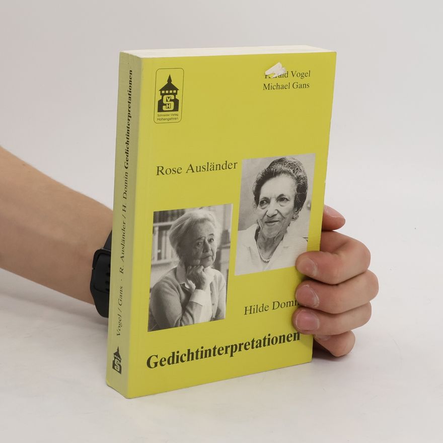 Harald Vogel Rose Ausländer - Hilde Domin