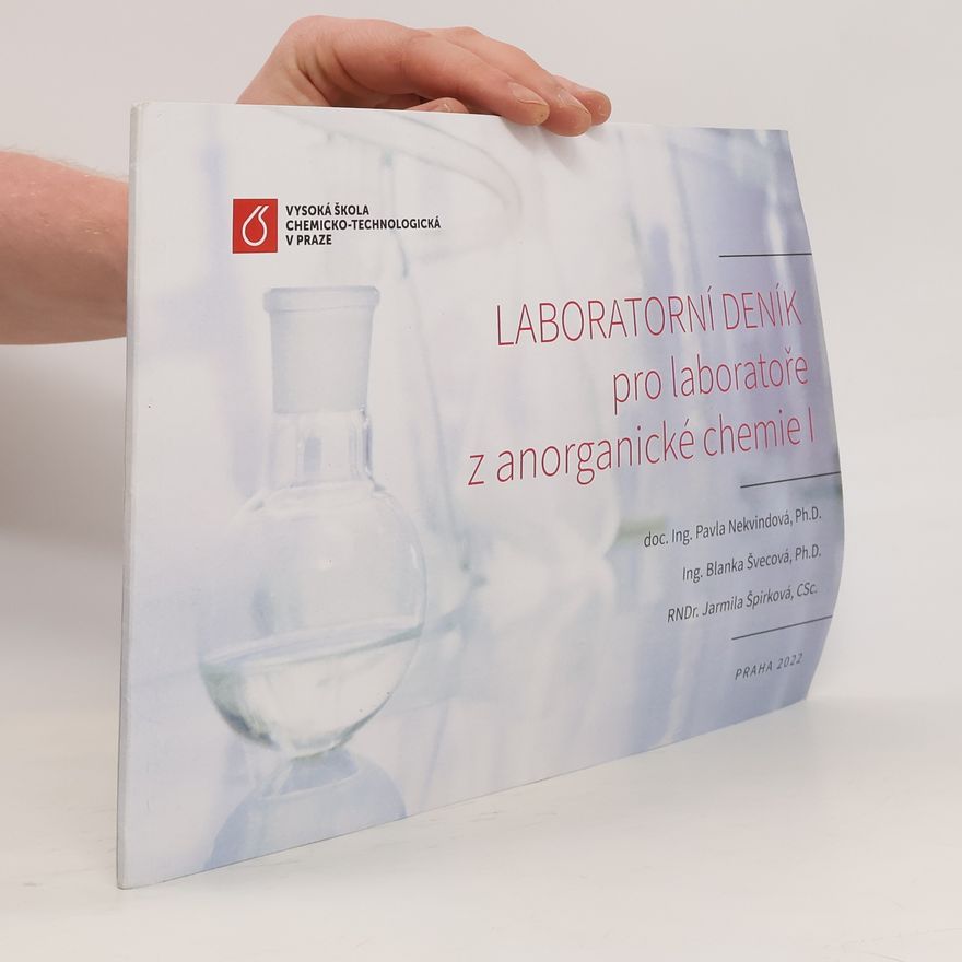 Jarmila Špirková Laboratorní deník pro laboratoře z anorganické chemie I