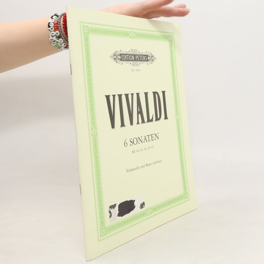 Antonio Vivaldi 6 Sonaten, Violoncello und Basso continuo