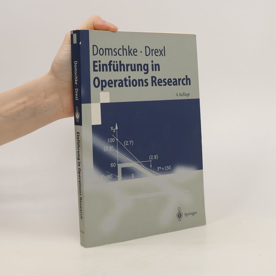 Wolfgang Domschke Einführung in Operations-Research