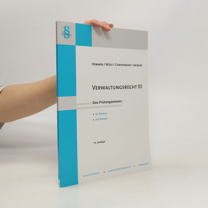 Karl-Edmund Hemmer Verwaltungsrecht 3
