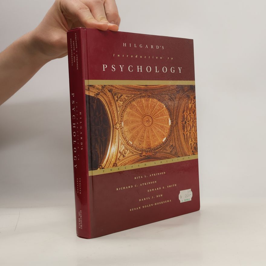 Rita L. Atkinson Hilgards Introduction to Psychology