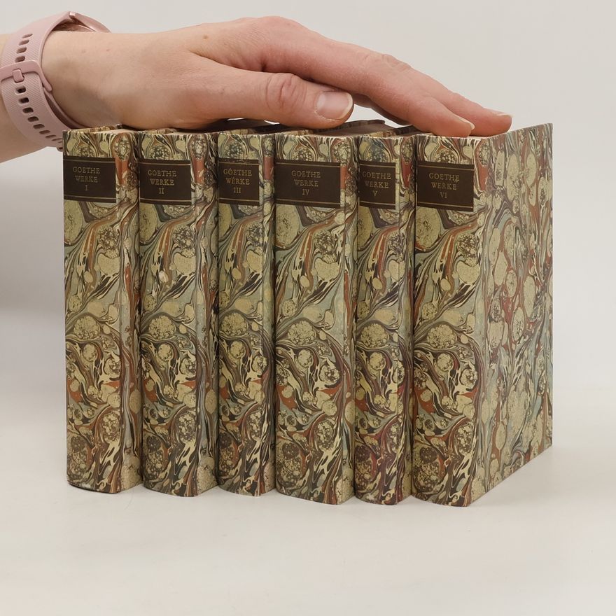 Johann Wolfgang von Goethe Goethe Werke I-VI