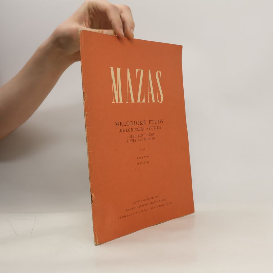 Jacques Féréol Mazas Melodické etudy Op. 36