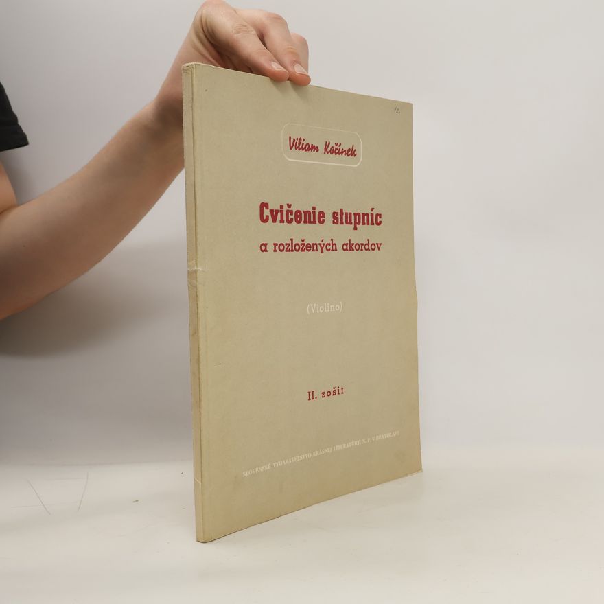Viliam Kořínek Cvičenie stupnic a rozložených akordov