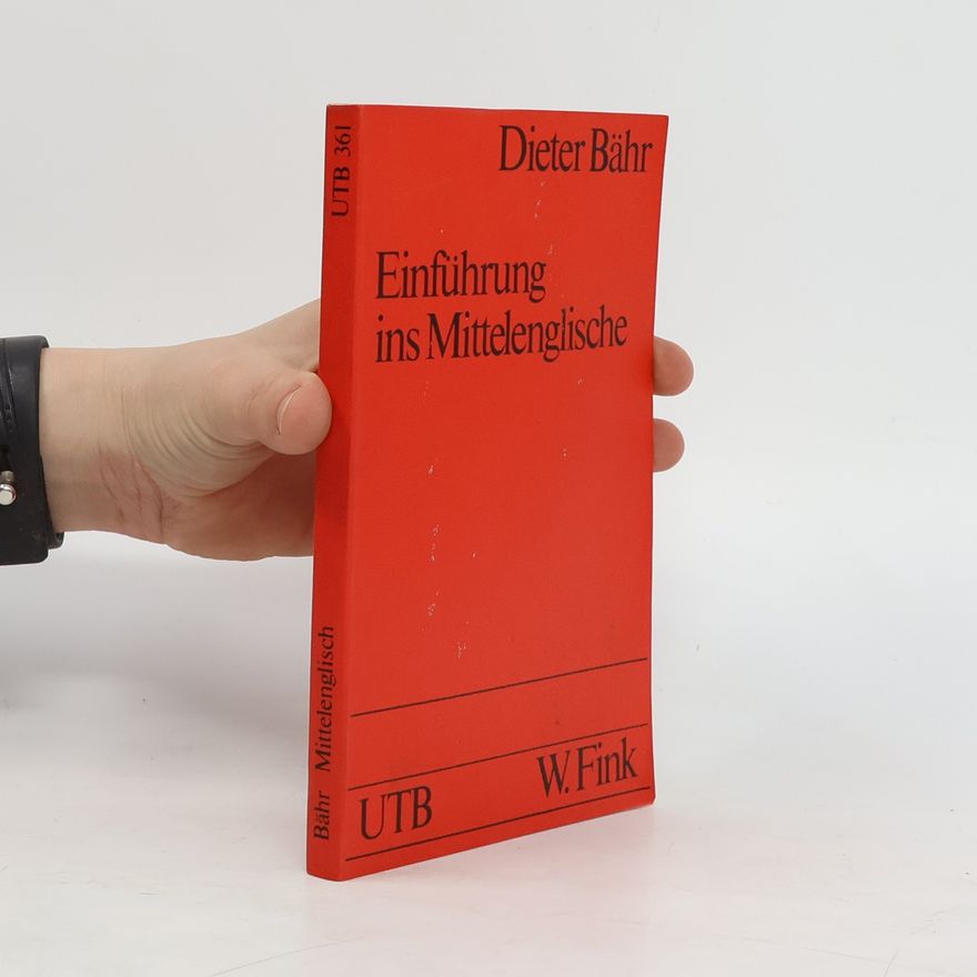 Dieter Bahr Einführung ins Mittelenglische