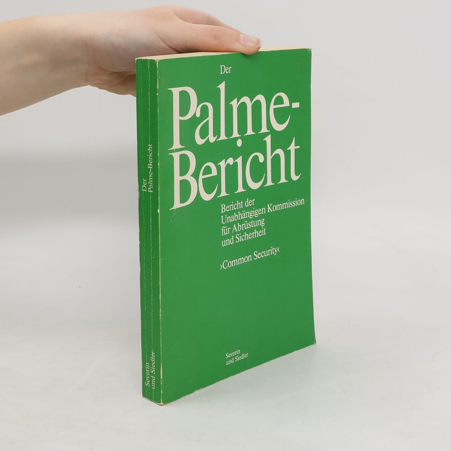 Olof Palme Der Palme-Bericht
